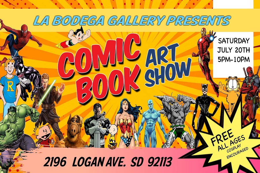 A Comic Book Art Show At La Bodega Gallery