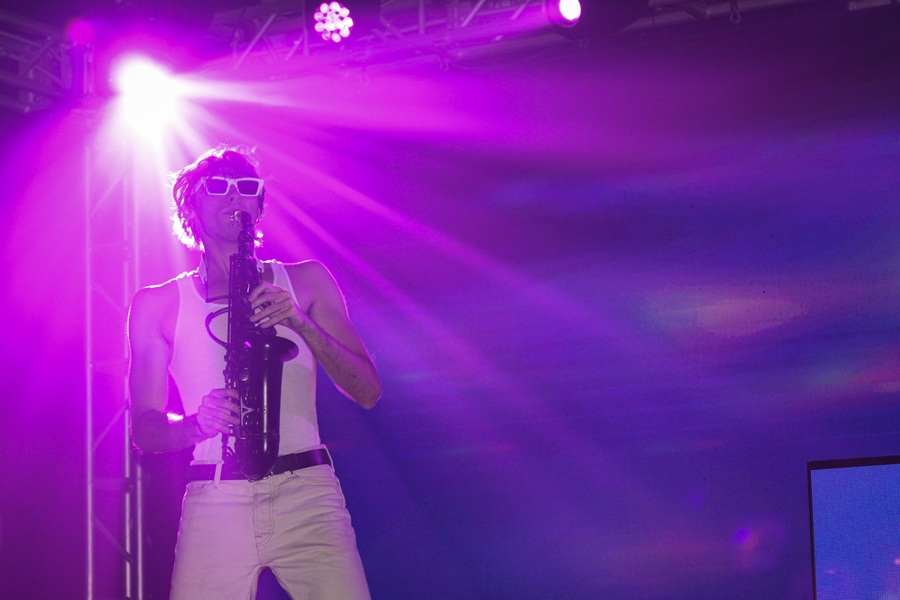 Performer at Boots N' Beats Music Box