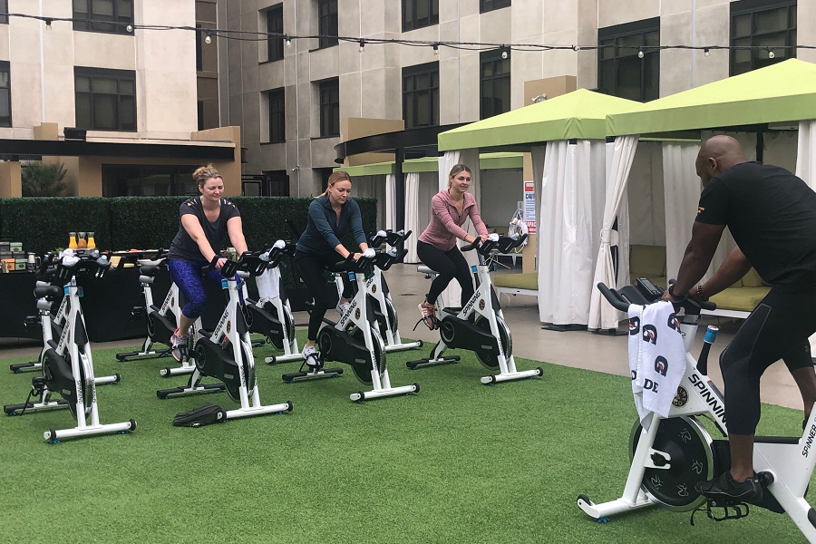 Kimpton Solamar Hotel Partners With Fit City Adventures To Expand Rooftop Fitness Programming