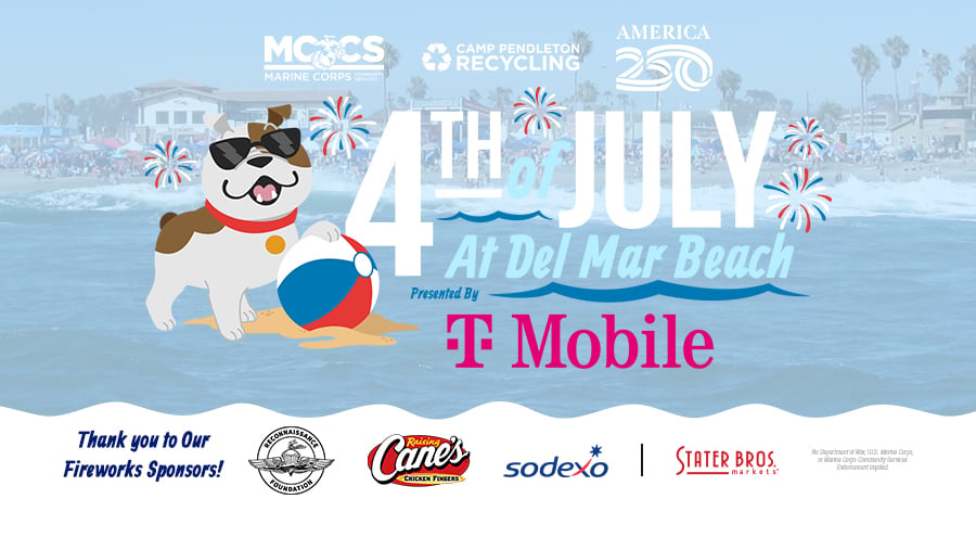 Del Mar Beach 4th of July