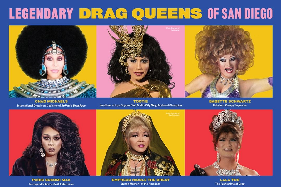 Legendary Drag Queens Of San Diego Honored At The San Diego History Center Exhibition
