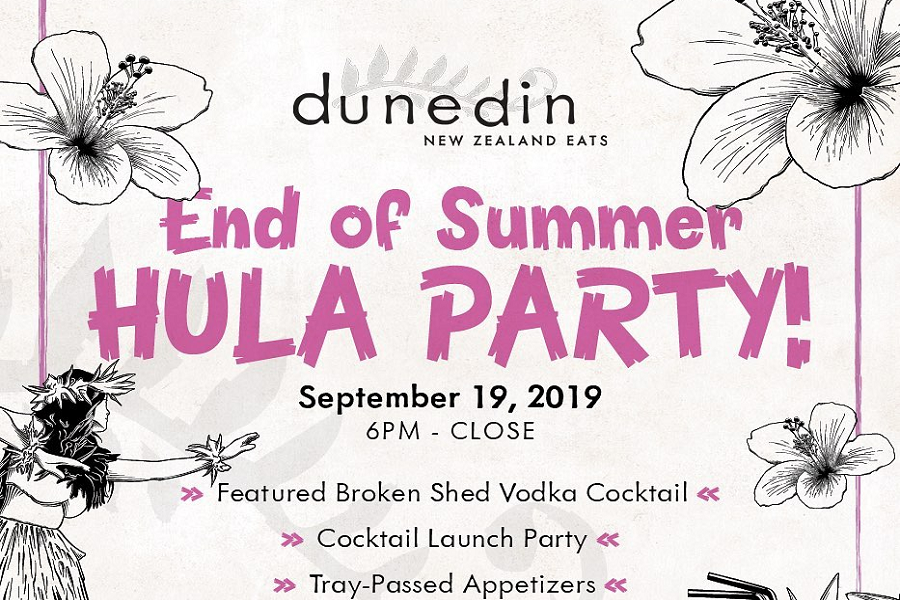 Dunedin New Zealand Eats Celebrates It's 3rd Anniversary With An End Of Summer Hula Party
