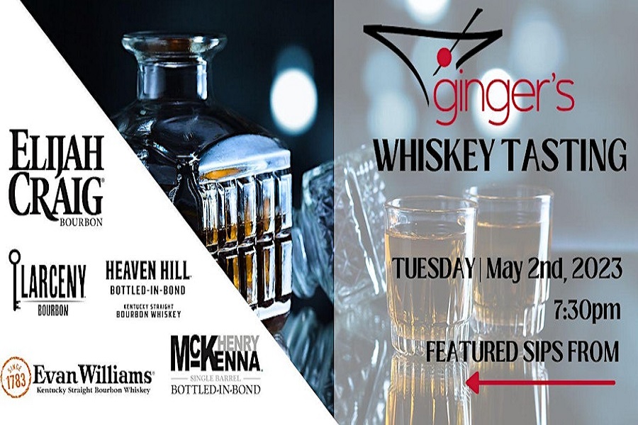 Ginger's Hosts Whiskey Tasting Event