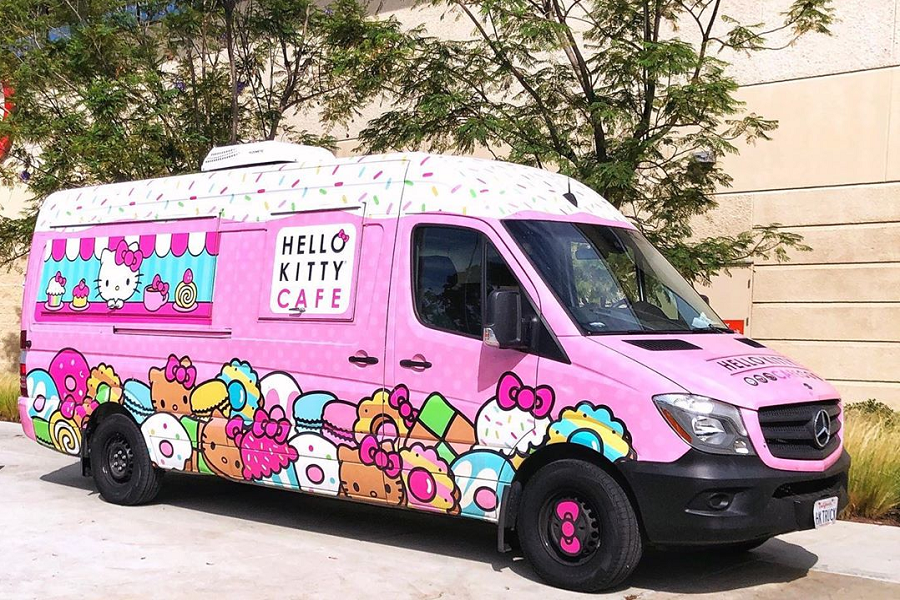 Hello Kitty Cafe Truck West - San Diego Appearance