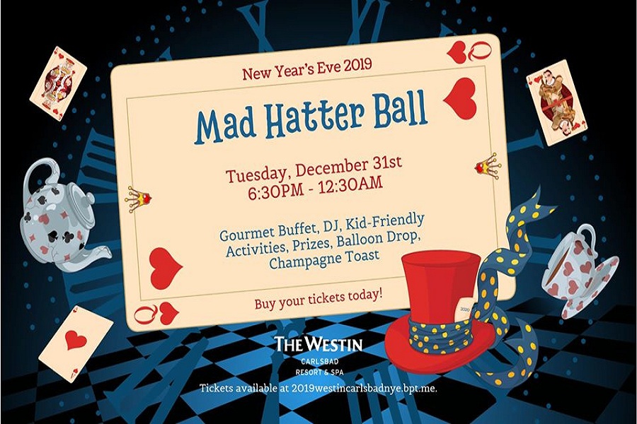 Hop Down The Rabbit Hole This New Year’s Eve At The Mad Hatter's Ball
