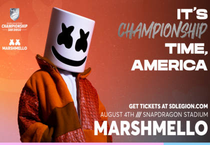 Marshmello Live at the 2024 Major League Rugby Championship in San Diego