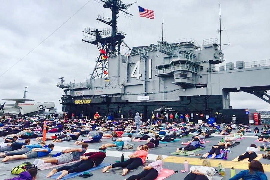 Summer Solstice Yoga On The Midway