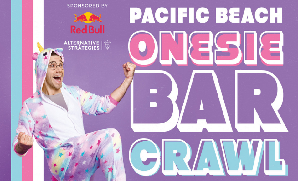 The Annual Pacific Beach Onesie Bar Crawl