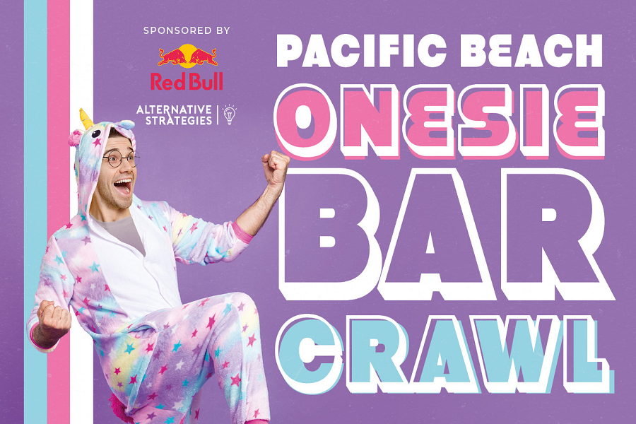 Onesie Bar Crawl Returns To Pacific Beach This April