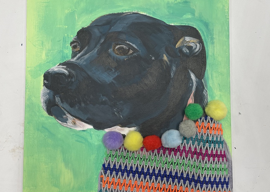 artreach holiday pet portrait fundraiser