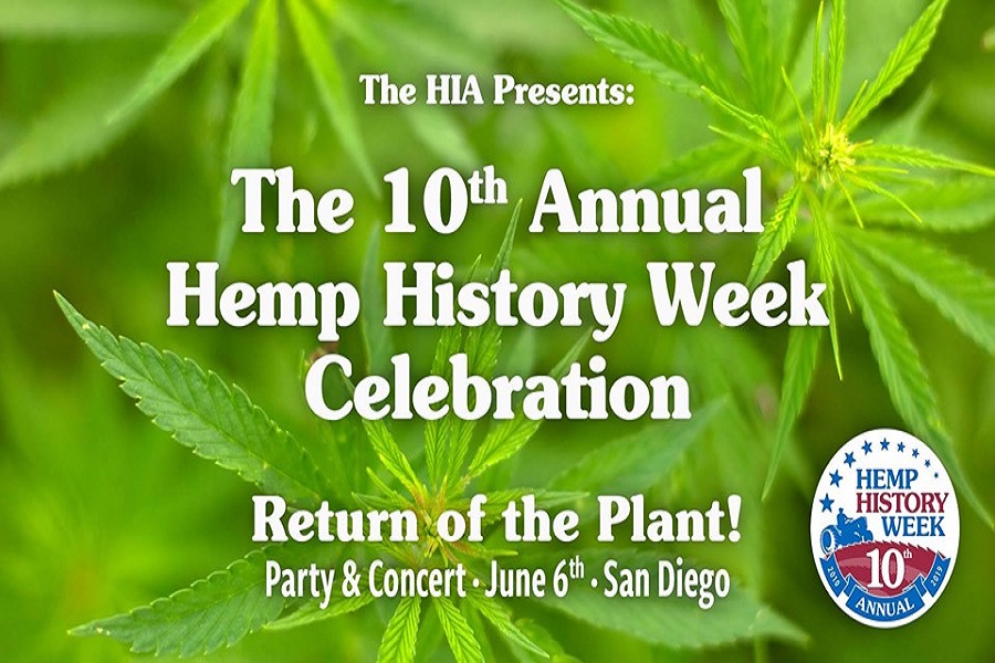 10th Annual Hemp History Week​​ Launches Nationwide