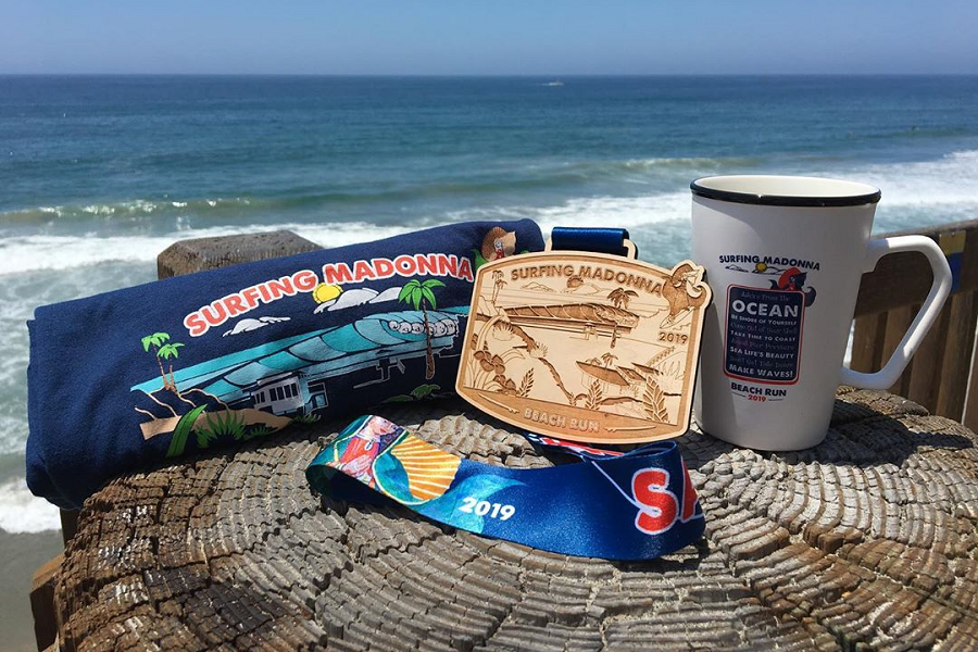 Join The Surfing Madonna Beach Run At 5K, 10K, 12K Or The Challenger Series