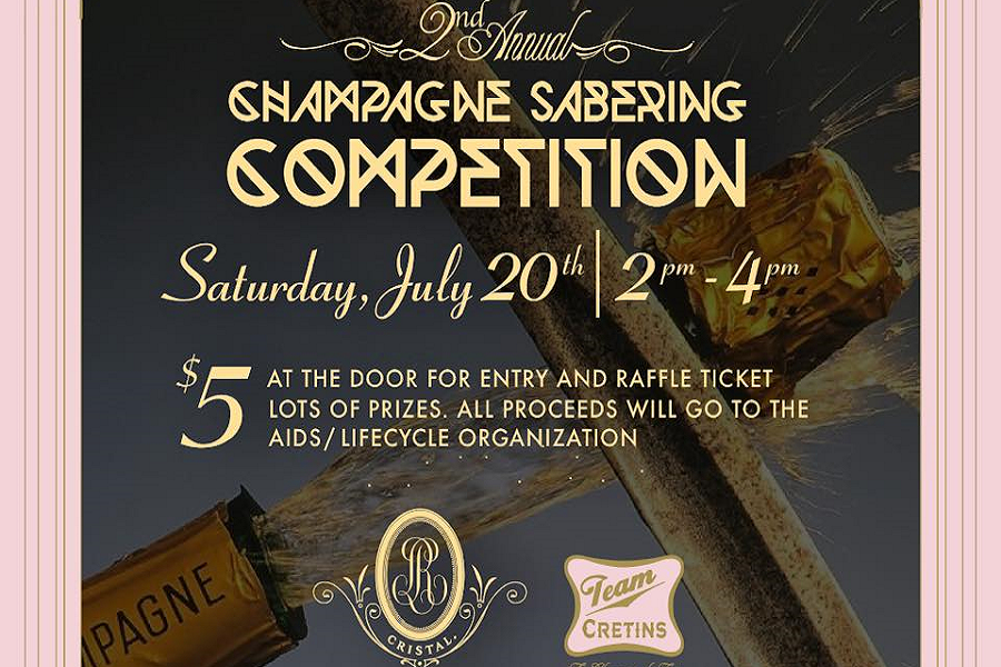 The Second Annual Champagne Sabering Competition