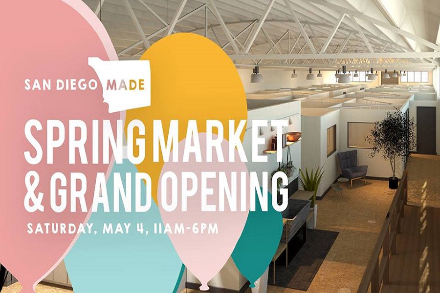 San Diego Made Spring Market And Factory Grand Opening!