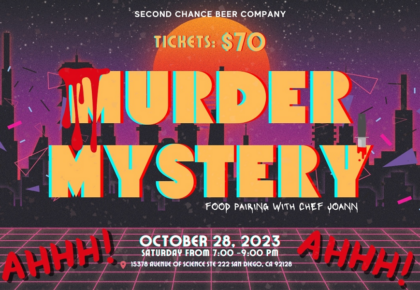Murder Mystery Beer Pairing Dinner at Second Chance Beer