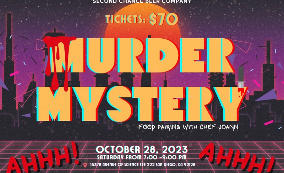Murder Mystery Beer Pairing Dinner at Second Chance Beer
