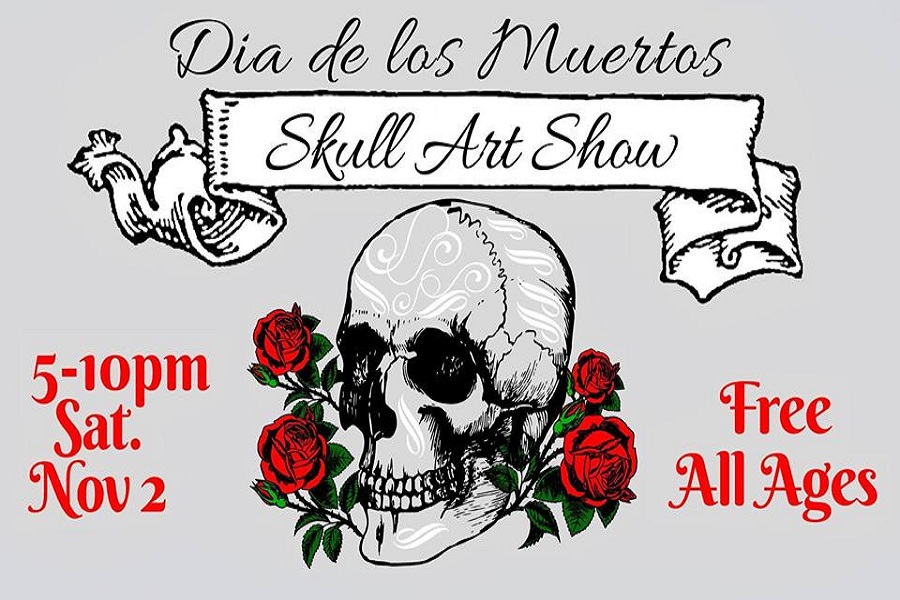 Dia De Los Muertos Skull Art Show