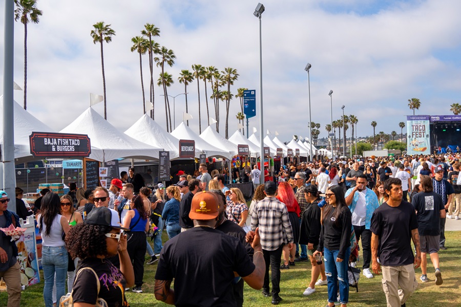 SoCal Taco Fest crowd