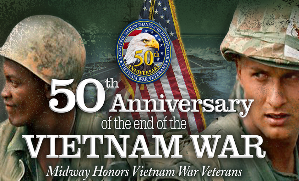 End Of The Vietnam War Commemoration Ceremony USS Midway
