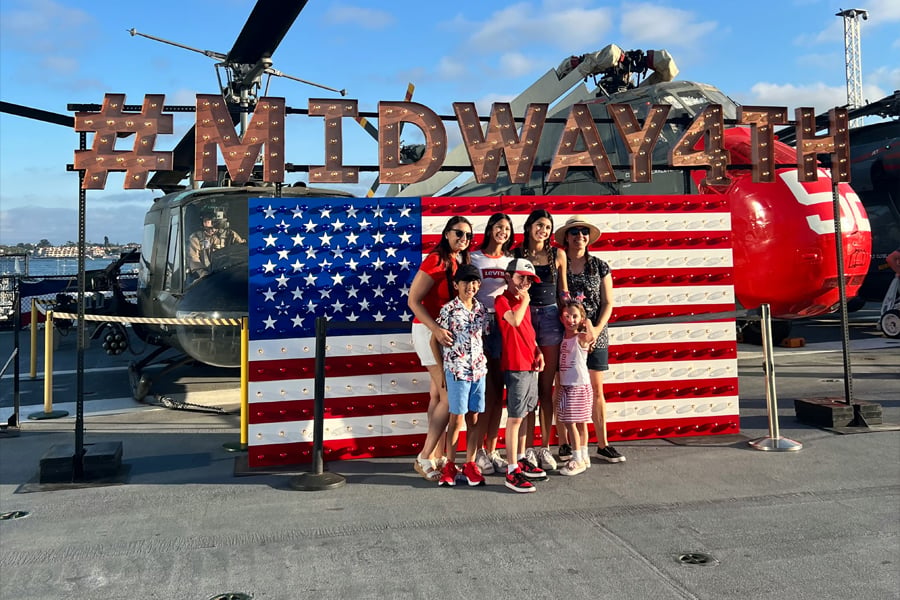 USS Midway Museum 4th of July Celebration