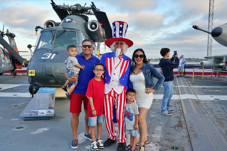 USS Midway Museum 4th of July Celebration